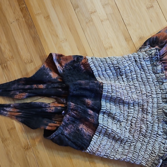 Hand Dyed Beautful Full Maxi Gown Dress - Picture 8 of 8